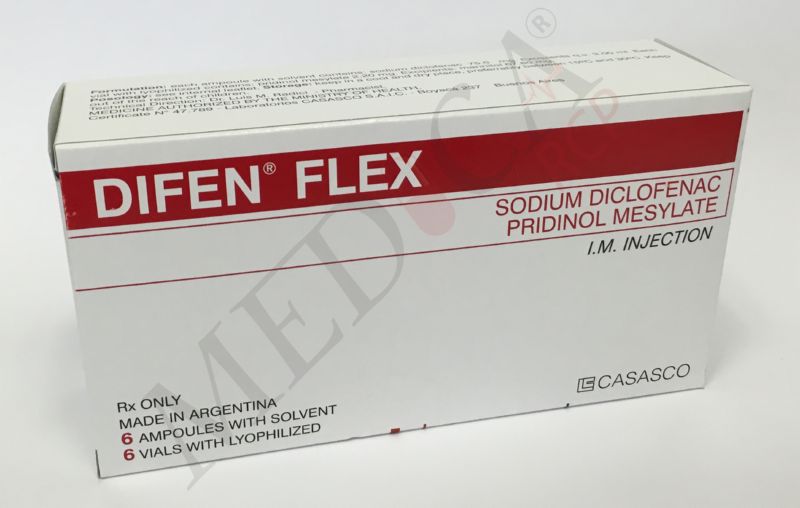 Difen Flex Ampoules avec solvent